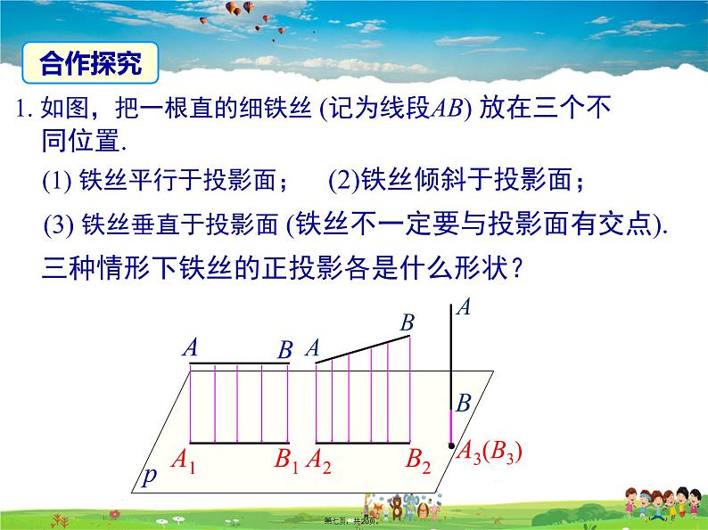 人教版数学九年级下册-29.1 第2课时 正投影课件PPT第6页