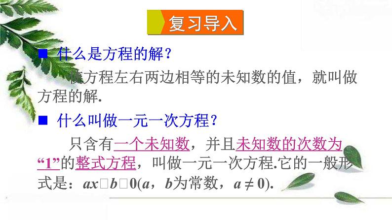 华东师大版九年级数学上册22.1一元二次方程 课件第4页