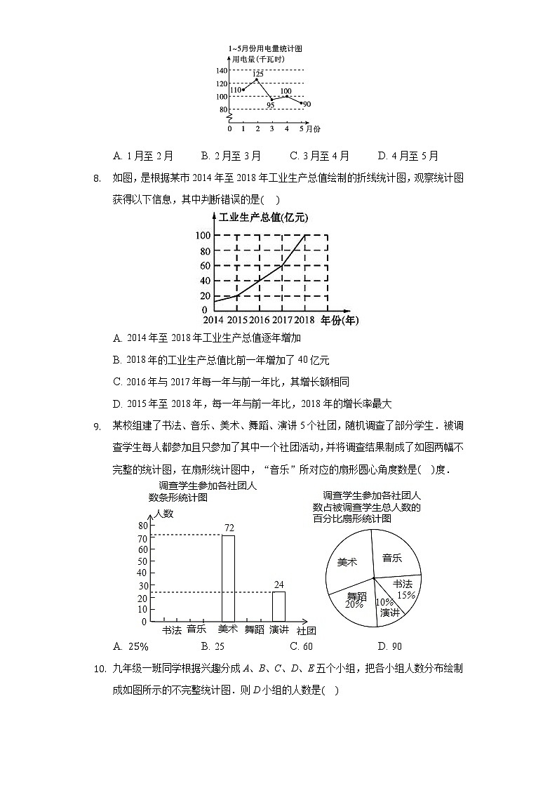 5.2数据的收集 同步练习 沪科版初中数学七年级上册03