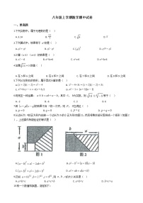 2021年福建省泉州市八年级上学期数学期中试题