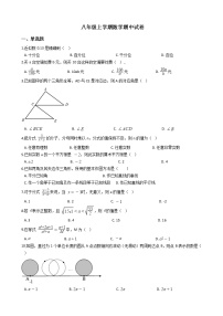 2021年河北省邢台八年级上学期数学期中试卷