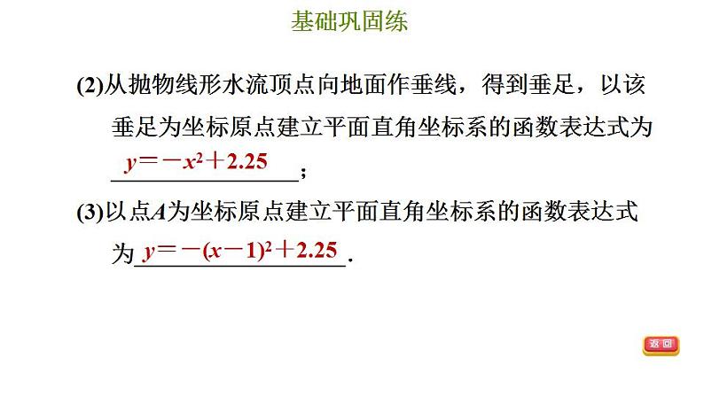 冀教版九年级下册数学 第30章 30.4.1 用二次函数解决实际问题 习题课件第7页