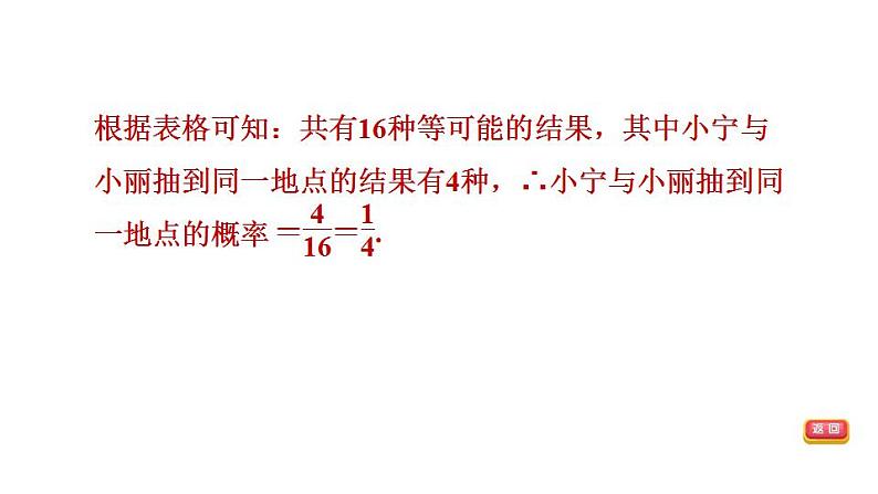 冀教版九年级下册数学 第31章 提分专项（八） 概率的常考题型 习题课件08