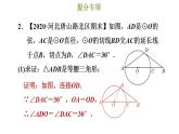 冀教版九年級(jí)下冊(cè)數(shù)學(xué) 第29章 提分專項(xiàng)（三） 圓的?？季C合題型 習(xí)題課件
