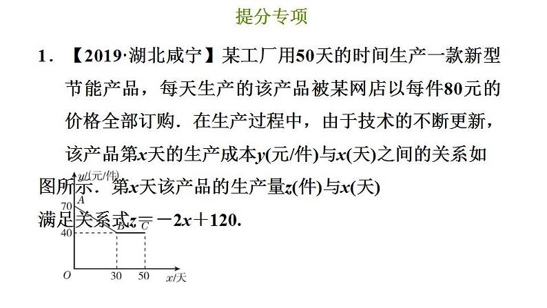 冀教版九年级下册数学 第30章 提分专项（五） 二次函数的实际问题的常见类型 习题课件第3页