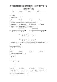 吉林省延边朝鲜族自治州敦化市2020-2021学年七年级下学期期末数学试题(word版含答案)