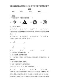 四川省成都市金牛区2020-2021学年七年级下学期期末数学试题(word版含答案)