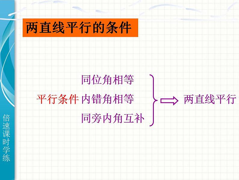 7.4 平行线的性质（7）（课件）数学八年级上册-北师大版01