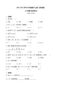 苏科版八年级上册4.3 实数课后测评