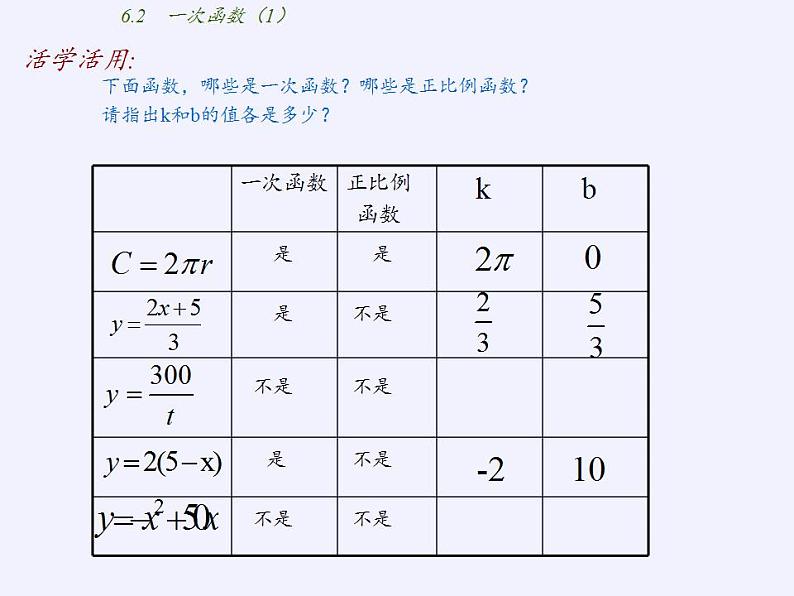 苏科版八年级数学上册 6.2 一次函数(11)（课件）07