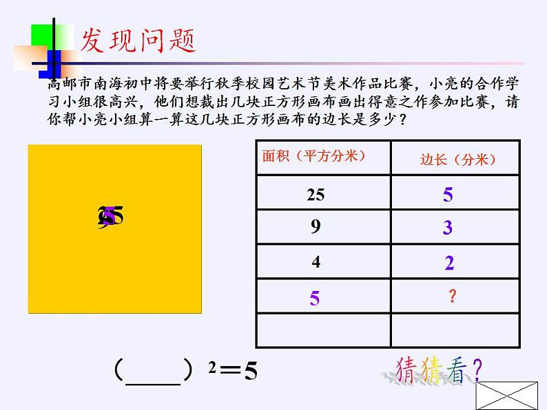 苏科版八年级数学上册 4.1 平方根(1)（课件）第2页