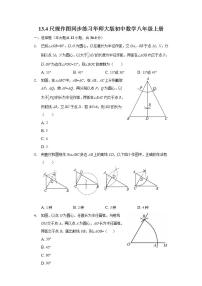 初中数学华师大版八年级上册13.4 尺规作图综合与测试测试题