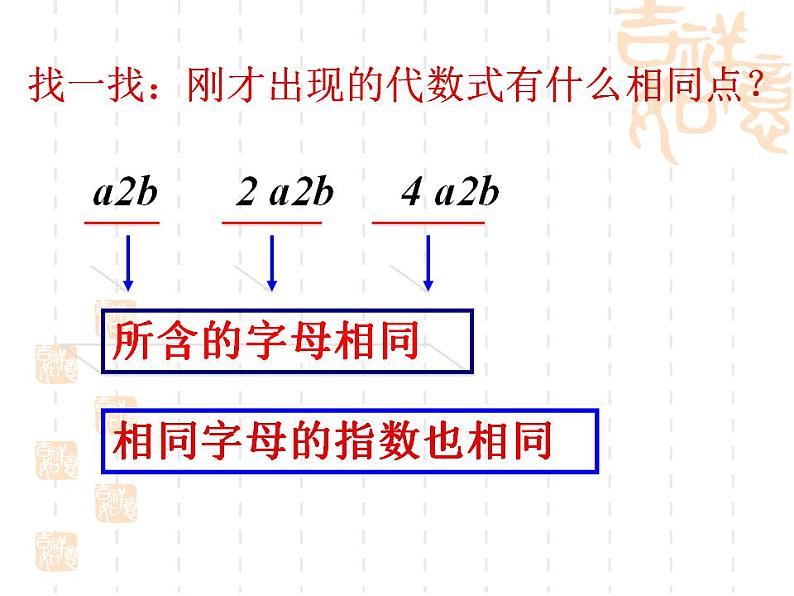 苏科版七年级数学上册 3.4 合并同类项课件PPT第6页