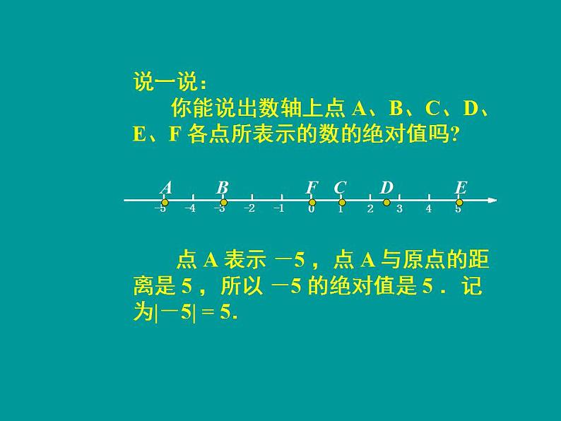 苏科版七年级数学上册 2.4 绝对值与相反数课件PPT05