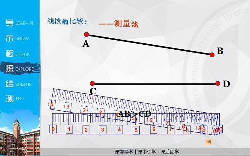 北师大版七年级数学上册《比较线段的长短》优课教学课件第7页