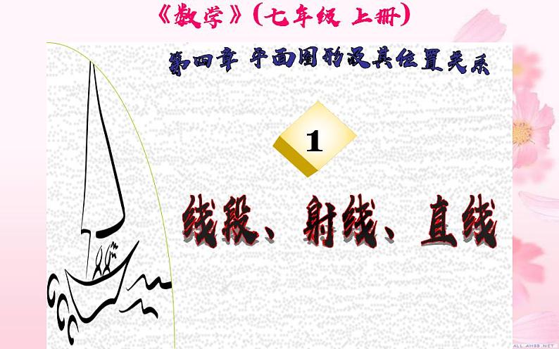 北师大版七年级数学上册《线段、射线、直线》课件第1页