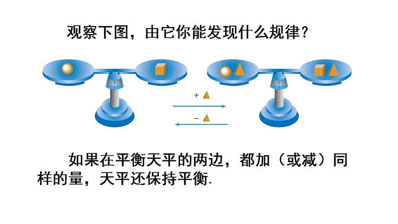 人教版七年级数学上册--3.1.2 等式的性质  课件第7页