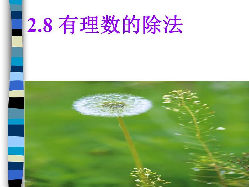 2.8 有理数的除法（15）（课件）数学七年级上册-北师大版第1页