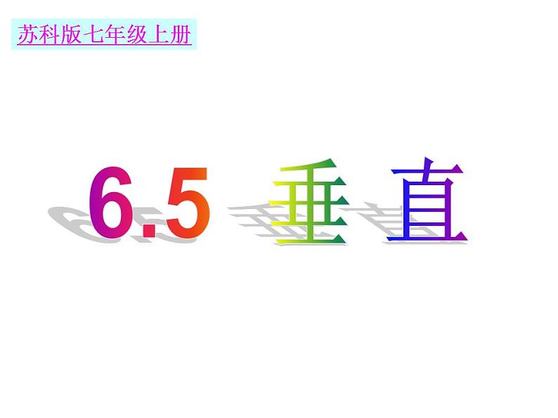 6.5 垂直（6）（课件）数学七年级上册-苏科版01