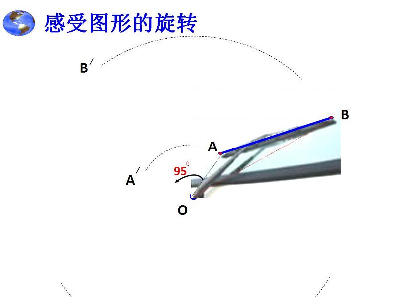 冀教版七年级数学上册课件 2.8 平面图形的旋转06