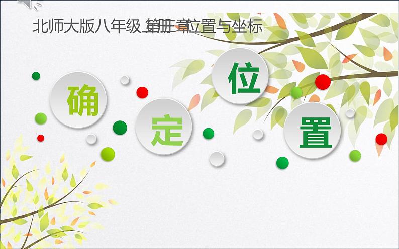 北师大版八年级数学上册《确定位置》课件3第1页