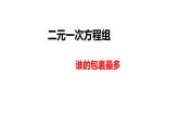 北师大版八年级数学上册《认识二元一次方程组》教学课件