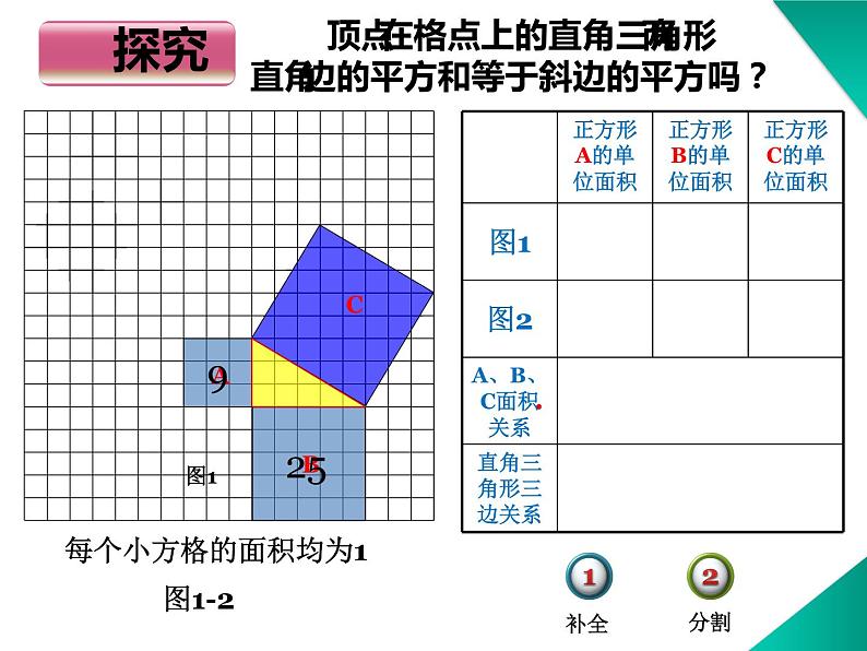 北师大版八年级数学上册《探索勾股定理》教学课件第7页