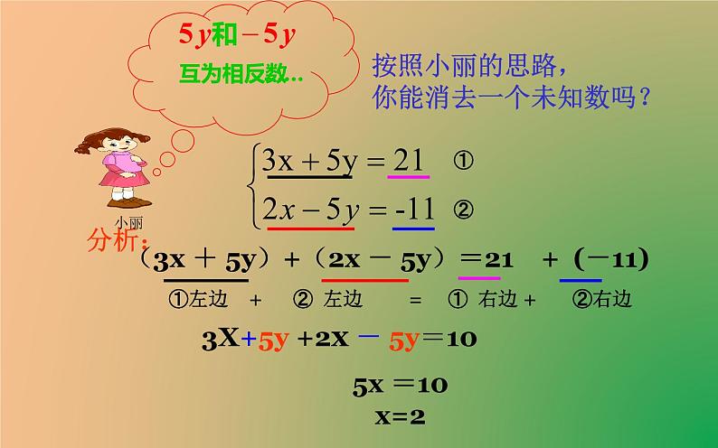 北师大版八年级数学上册《求解二元一次方程组》第2课时课件第6页