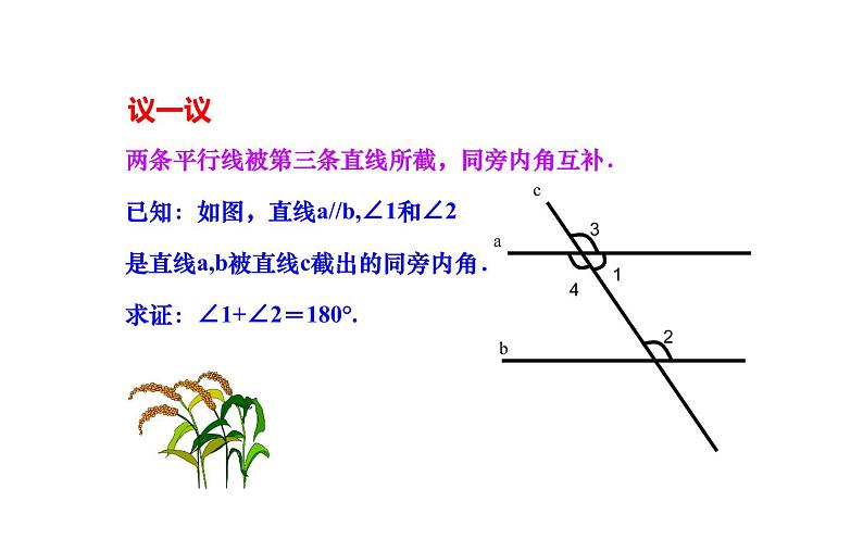 北师大版八年级数学上册《平行线的性质》课件第7页