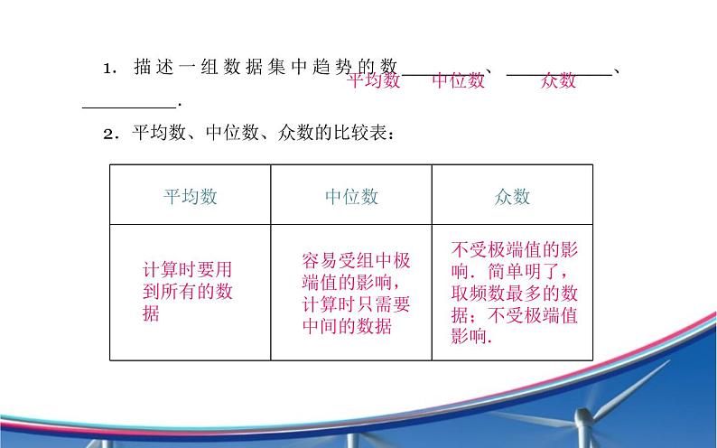 北师大版八年级数学上册《从统计图分析数据的集中趋势》课件第2页