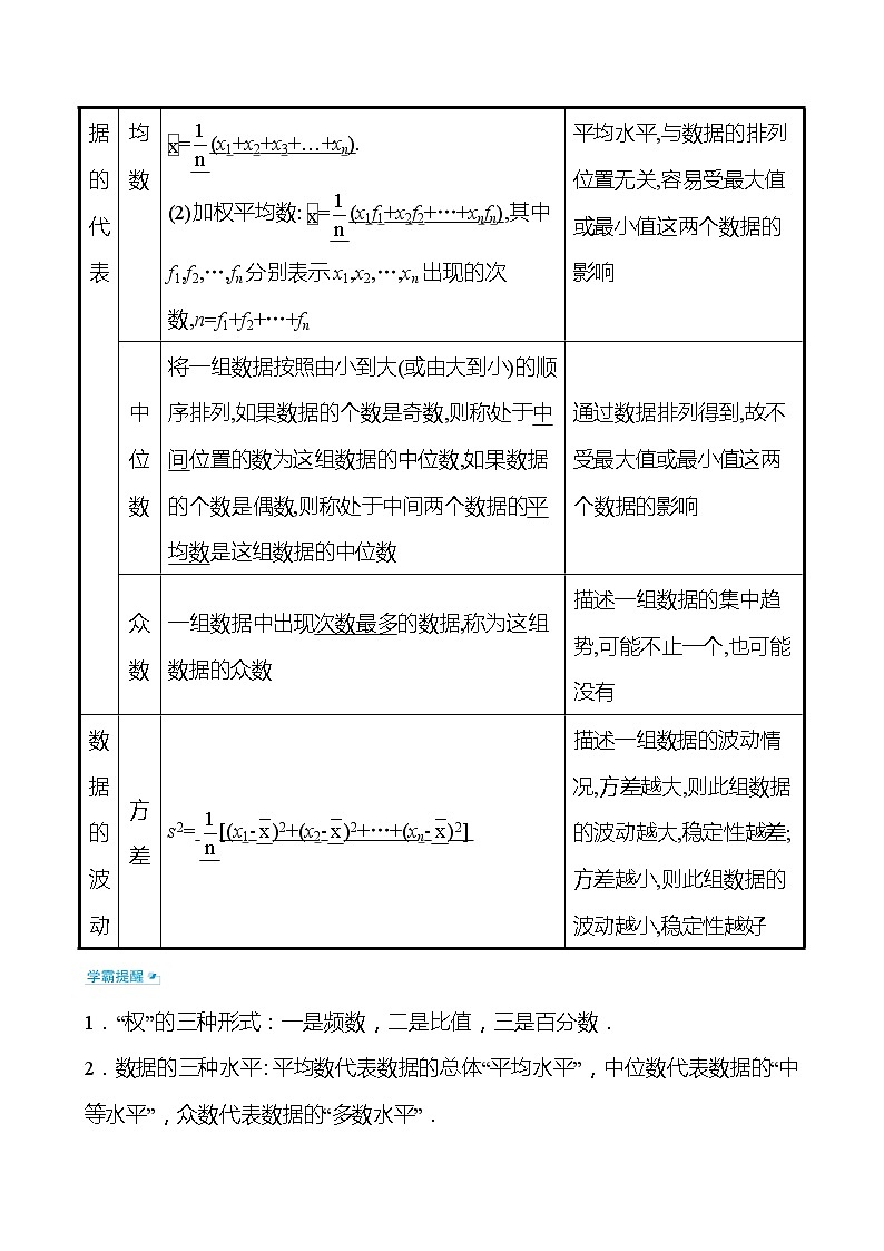 备战2022 中考数学 人教版 第二十七讲 统 计 初 步（教师版）第3页