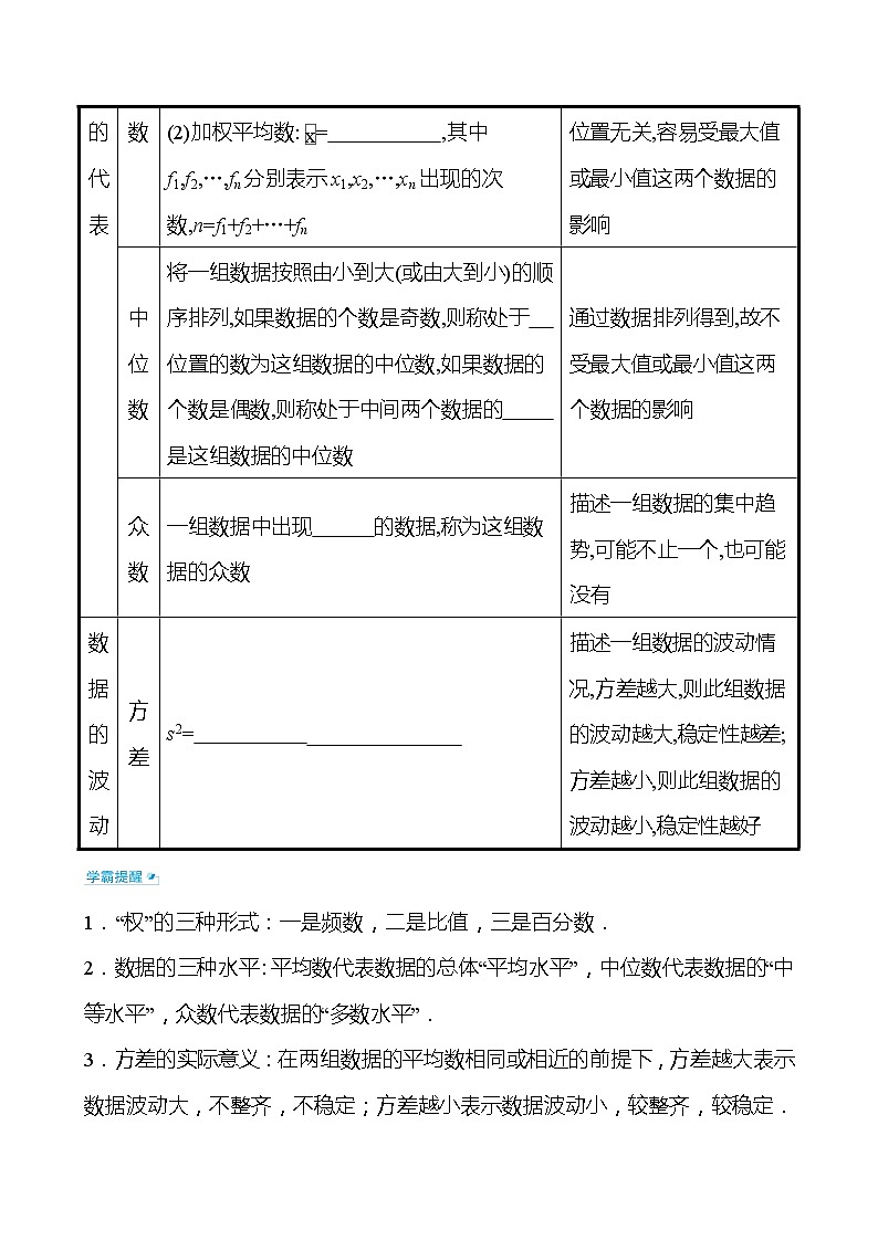 备战2022 中考数学 人教版 第二十七讲 统 计 初 步（学生版）第3页