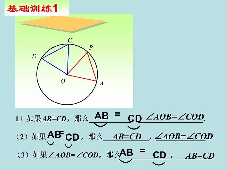 24.1.3弧、弦、圆心角课件 2021-2022学年人教版九年级上册数学08