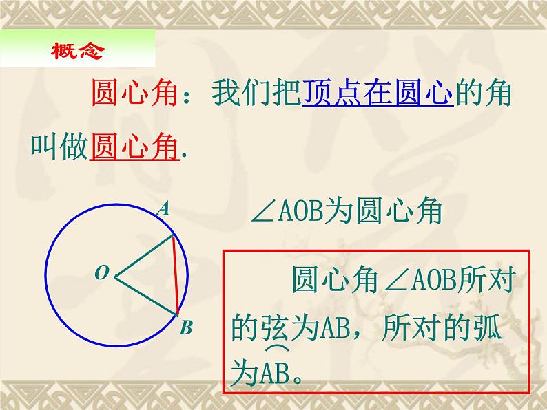 24.1.3-弧、弦、圆心角  课件  2021-2022学年人教版九年级数学上册04