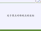 人教版数学九年级上册 -23.2.3 关于原点对称的点的坐标  教学课件