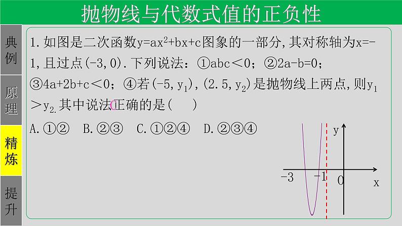 第22章专题2 二次函数的图象与系数a,b,c的关系-2021-2022学年九年级数学上册教学课件（人教版）05