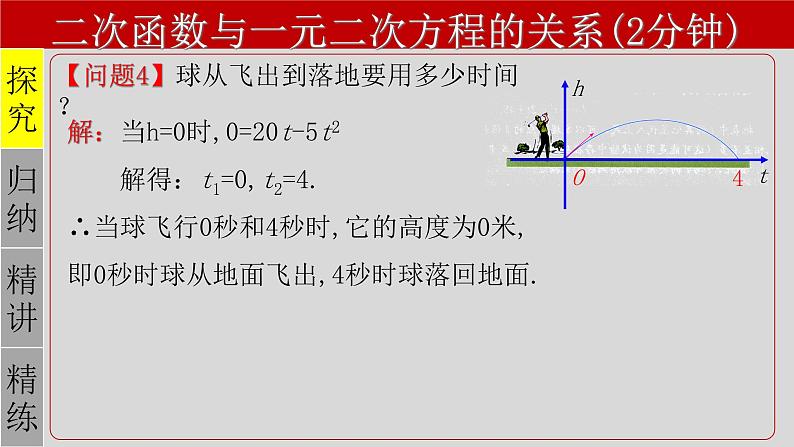 22.2 二次函数与一元二次方程之间的关系（1）-2021-2022学年九年级数学上册教学课件（人教版）第8页