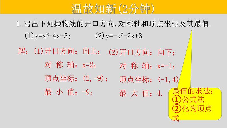 22.3（1） 二次函数与图形面积-2021-2022学年九年级数学上册教学课件（人教版）第2页