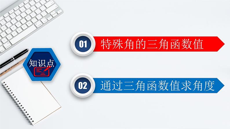 28.1（3） 锐角三角函数-特殊角的锐角三角函数-2021-2022学年九年级数学下册教学课件（人教版）第3页