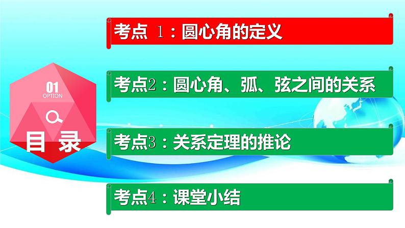 24.1.3 弧、弦、圆心角-2021-2022学年九年级数学上册教学课件（人教版）第2页