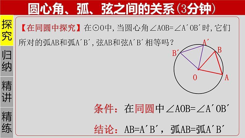 24.1.3 弧、弦、圆心角-2021-2022学年九年级数学上册教学课件（人教版）第8页