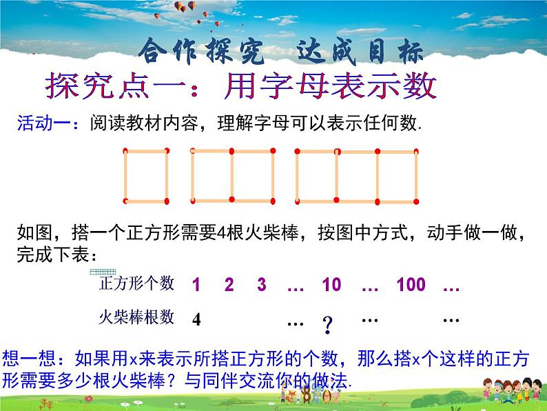 鲁教版数学六年级上册-3.1用字母表示数【教学课件】第4页