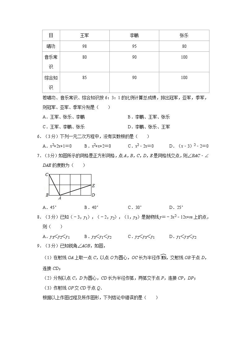 2021年河南省焦作市中考数学一检试卷  解析版02