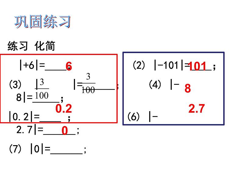 1.3 绝对值与相反数（12）（课件）数学七年级上册-冀教版第5页