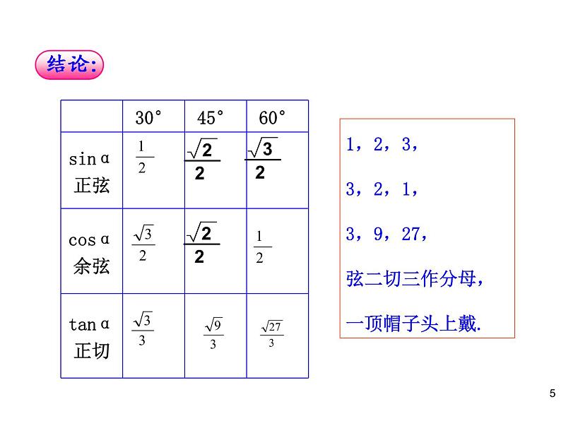 人教版九年级数学下册--28.1 锐角三角函数 第3课时 课件第5页