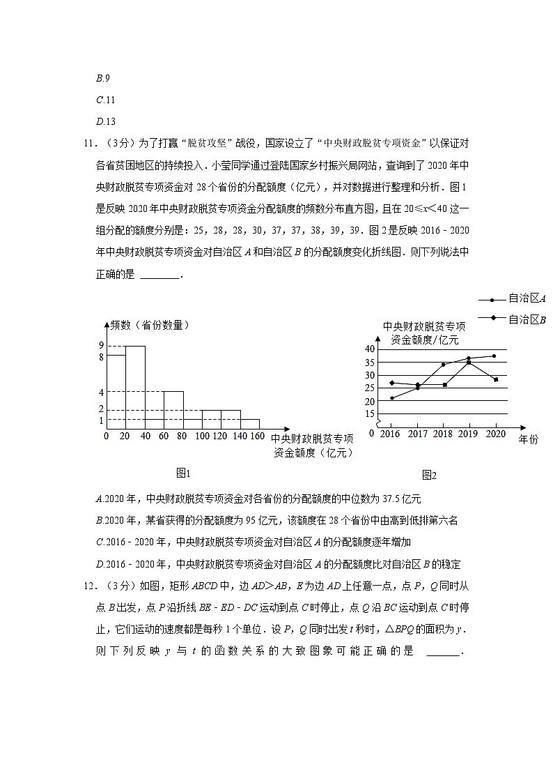 2021年山东省潍坊市潍城区中考数学二模试卷  解析版03