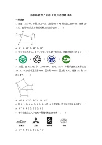 苏科版数学八年级上册月考模拟试卷五（含答案）