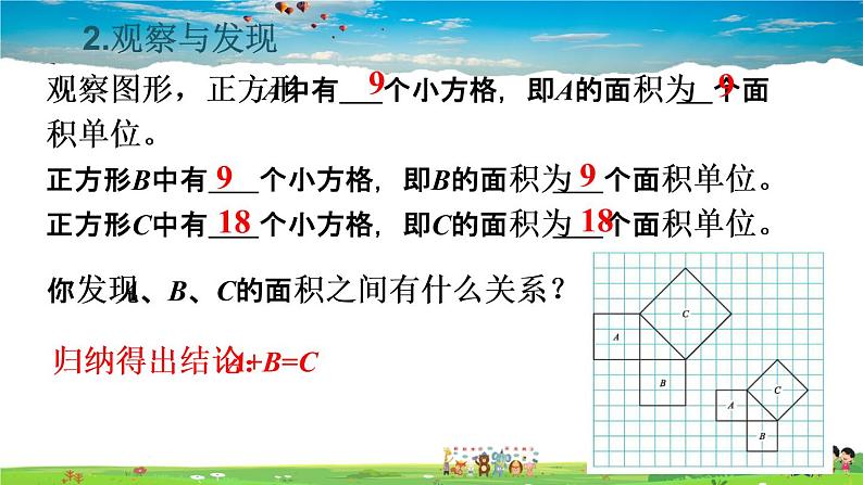 北师大版数学八年级上册  第一章 勾股定理  1 探索勾股定理  第1课时 勾股定理（第1课时）【上课课件】04