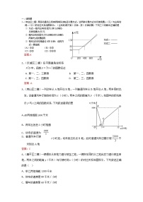 2022年中考数学一轮复习习题精选《正比例函数与一次函数图象》(含答案)