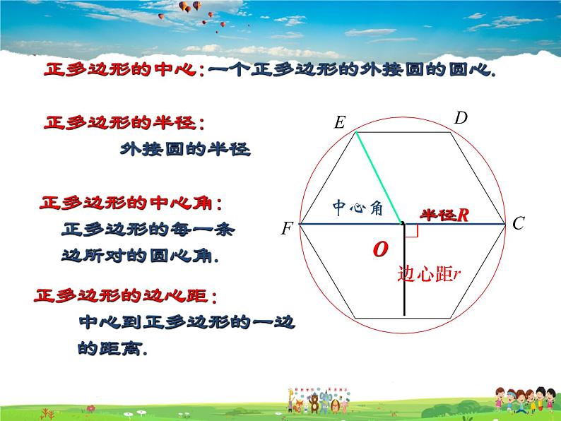 北师大版数学九年级下册  第三章  圆-8  圆内接正多边形【教学课件+教案】07